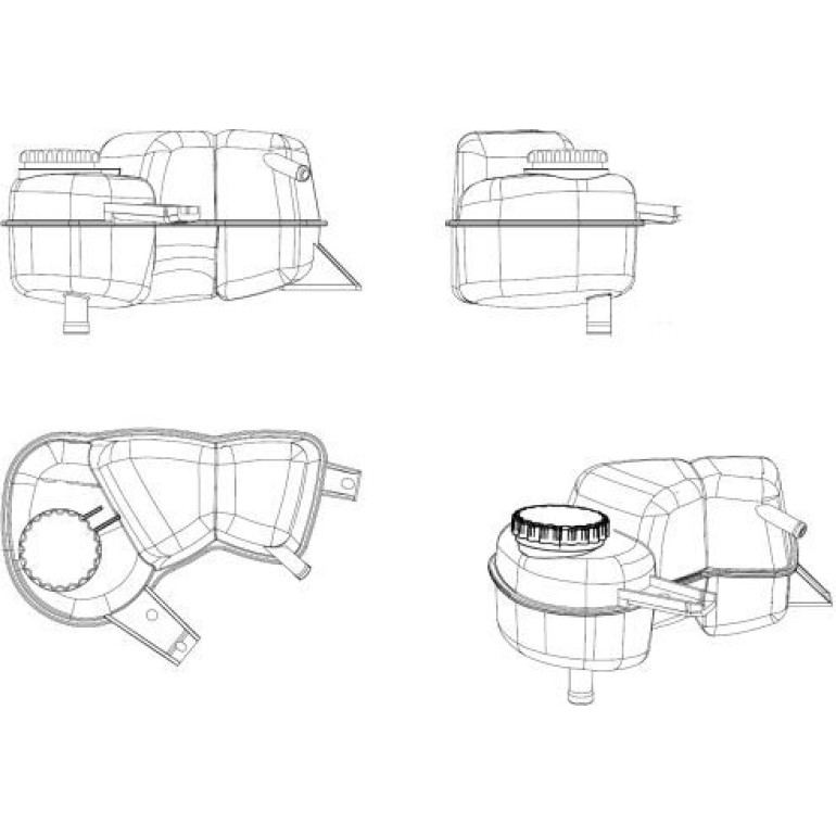 Ausgleichsbehälter, Kühlmittel 454038 Ausgleichsbehälter, Kühlmittel 454038