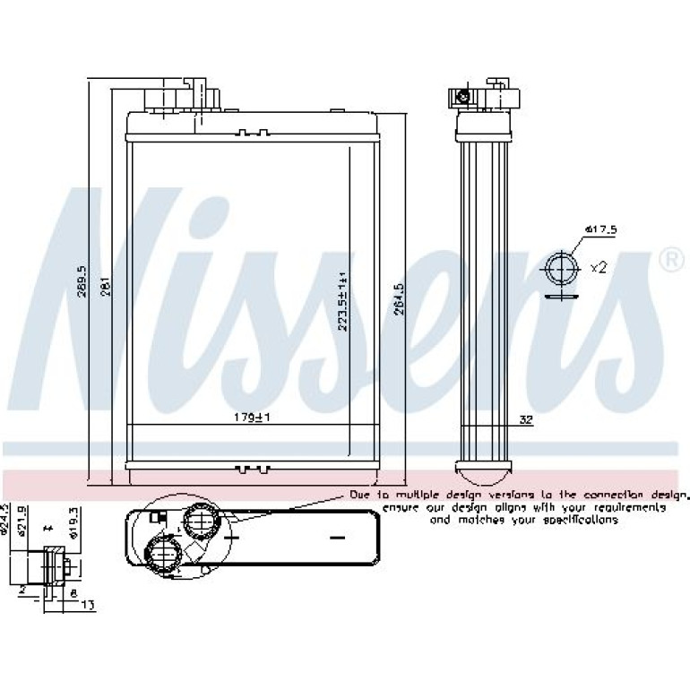 Heizkühler PKW 70231 Heizkühler PKW 70231