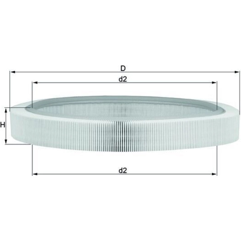 MAHLE Luftfilter LX 61