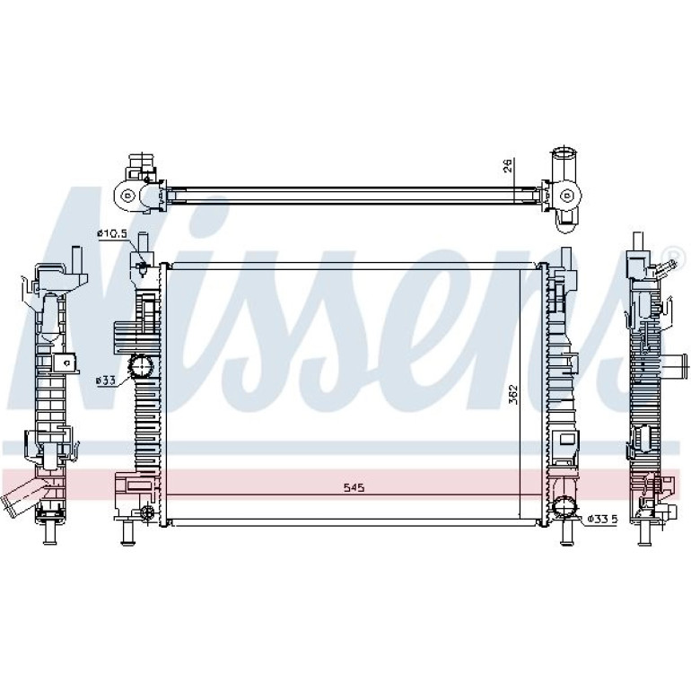 Wasserkühler PKW 66869 Wasserkühler PKW 66869