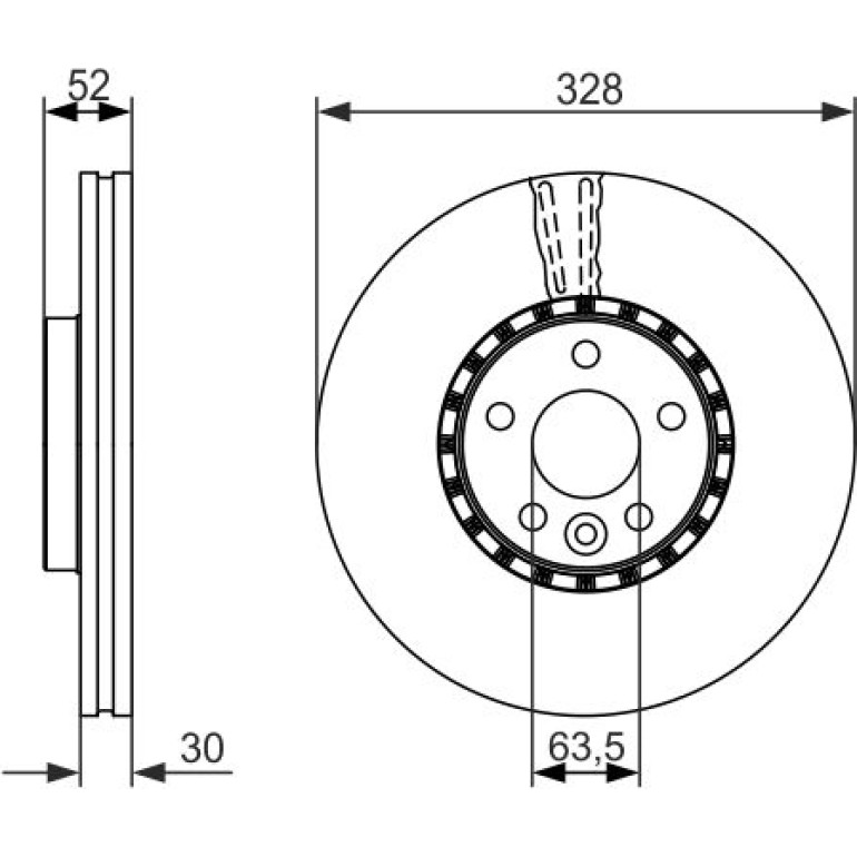 Bremsscheibe VA 0 986 479 621 Bremsscheibe VA 0 986 479 621