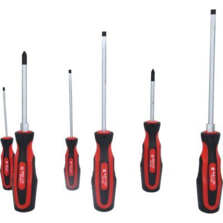 KS TOOLS ERGOTORQUEplus Schraubendreher-Set, 6-teilig, Schlitz, PH 159.0010 KS TOOLS ERGOTORQUEplus Schraubendreher-Set, 6-teilig, Schlitz, PH 159.0010
