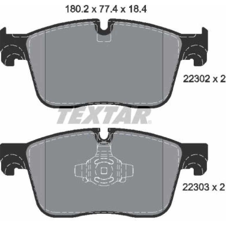 Bremsbelagsatz Jaguar P. Xe/Xf 2.0-3.0 15 2230201 Bremsbelagsatz Jaguar P. Xe/Xf 2.0-3.0 15 2230201