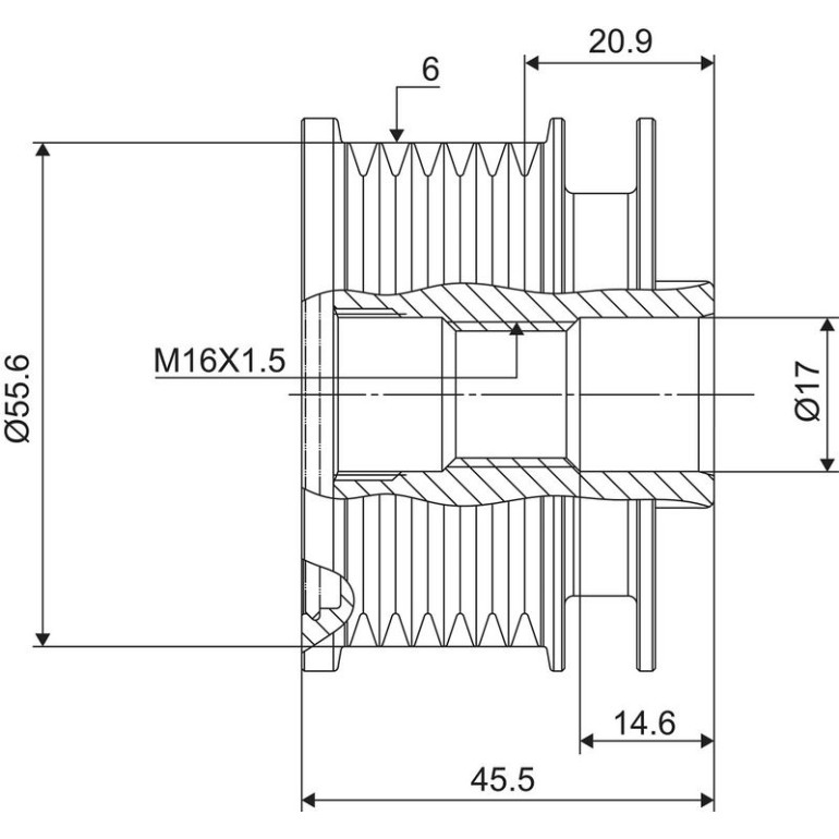 Generatorfreilauf 588071 Generatorfreilauf 588071