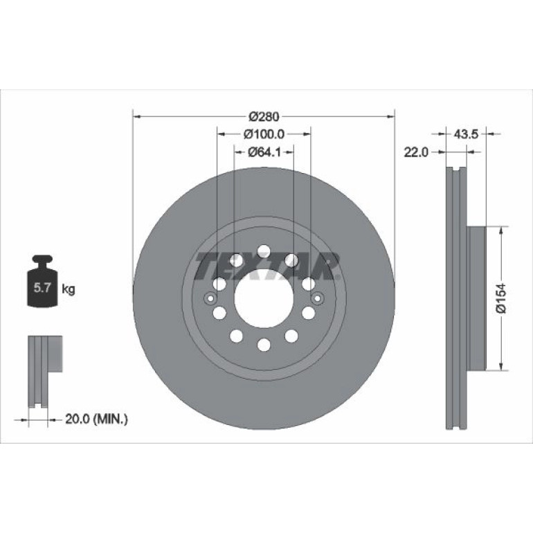 Bremsscheibe 92342603 Bremsscheibe 92342603