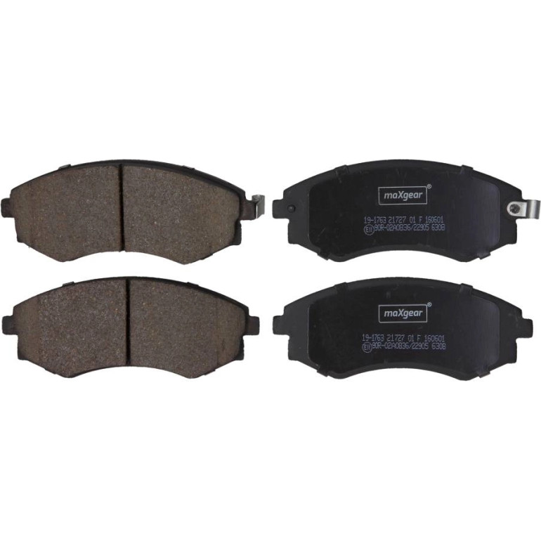 Maxgear 19-1763 Bremsbelagsatz Hyundai P.Lantra 91-/95-/Coupe -02/Sonata -98/Matrix 01-/Kia Joice Maxgear 19-1763 Bremsbelagsatz Hyundai P.Lantra 91-/95-/Coupe -02/Sonata -98/Matrix 01-/Kia Joice