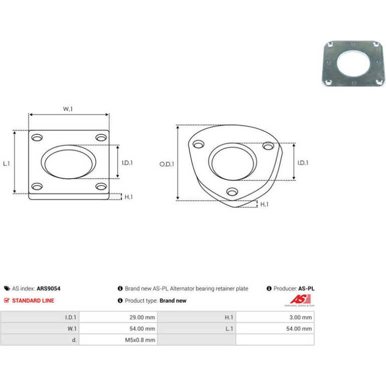 Reparatursatz, Generator ARS9054 Reparatursatz, Generator ARS9054