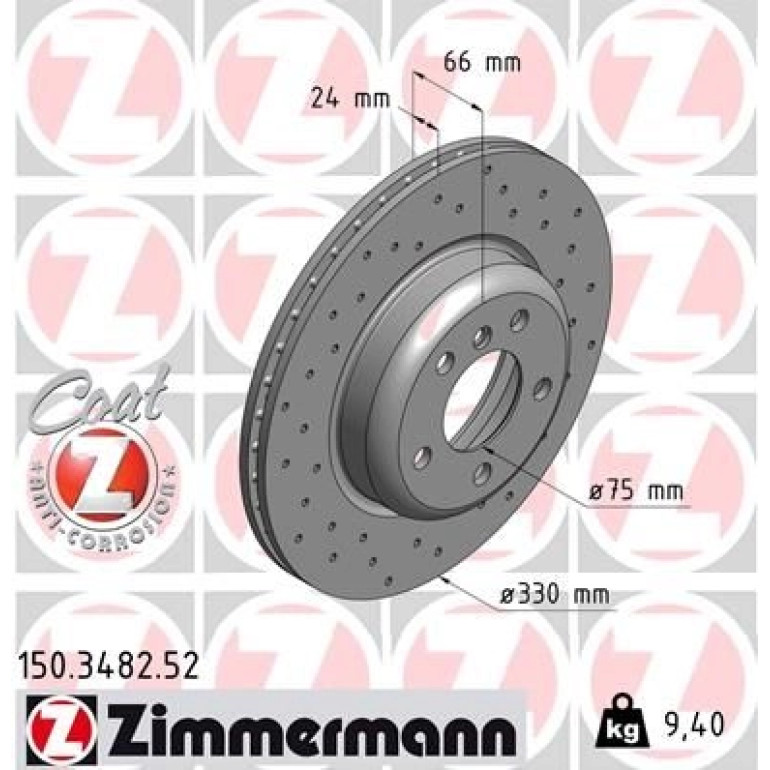 Bremsscheibe VA Sport 150.3482.52 Bremsscheibe VA Sport 150.3482.52