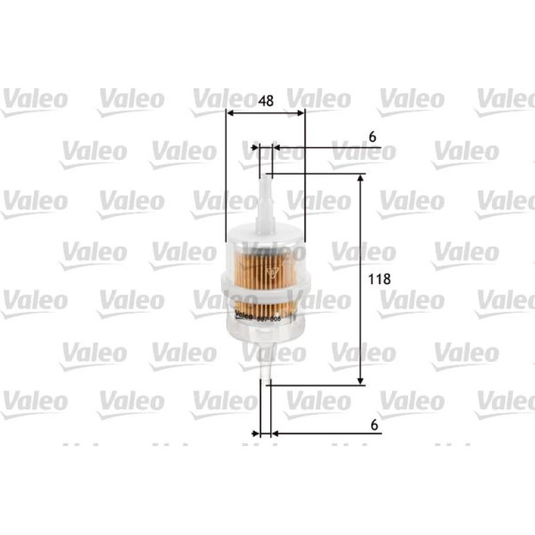 VALEO Kraftstofffilter 587005 VALEO Kraftstofffilter 587005