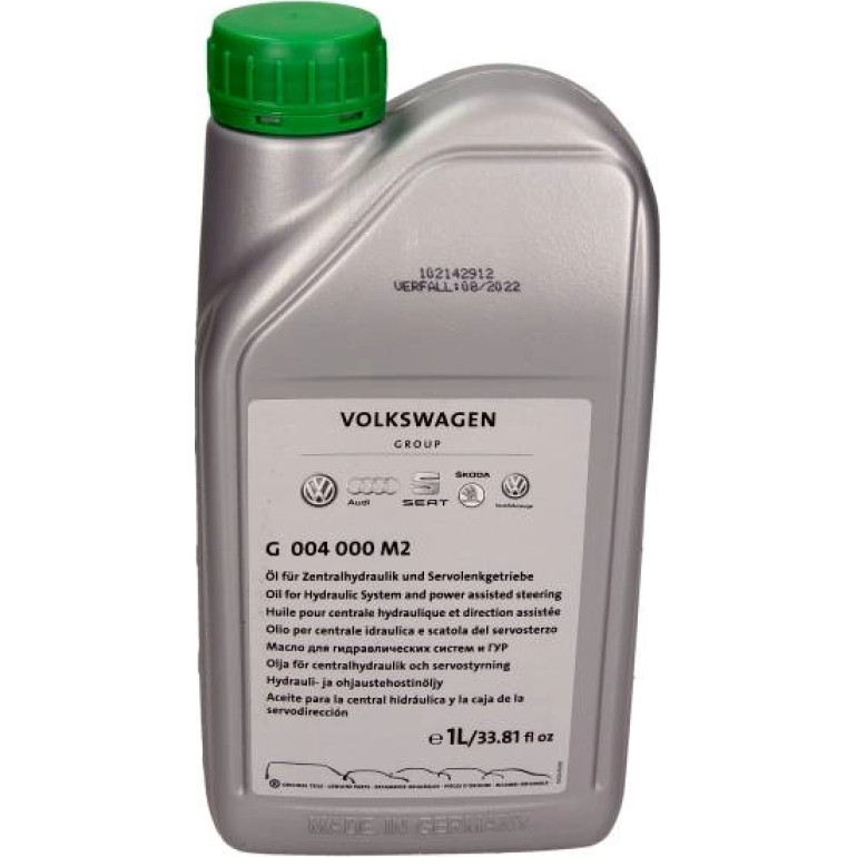Original VW Zentralhydrauliköl G004000M2 1 Liter Original VW Zentralhydrauliköl G004000M2 1 Liter