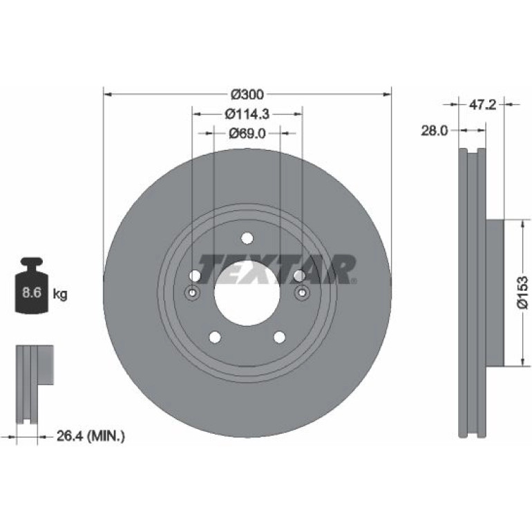 Bremsscheibe 92166505