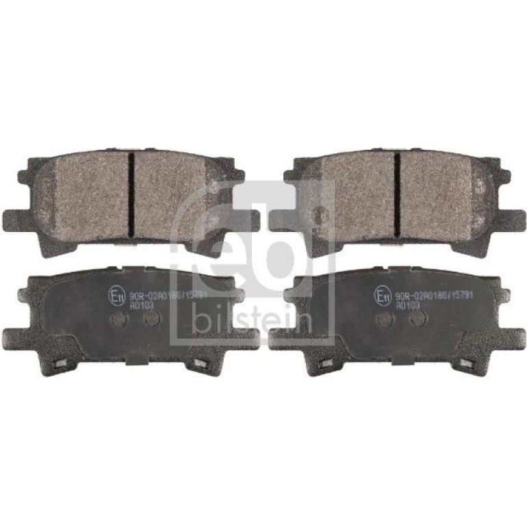FEBI BILSTEIN Bremsbelagsatz, Scheibenbremse 116334 FEBI BILSTEIN Bremsbelagsatz, Scheibenbremse 116334