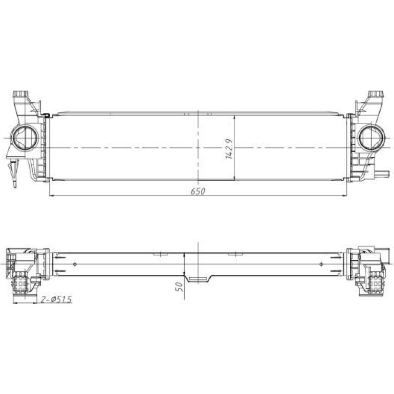 Ladeluftkühler 309383