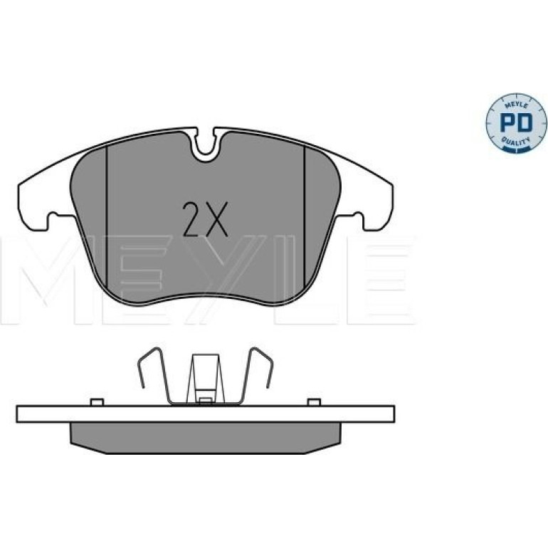 MEYLE Bremsbelagsatz Jaguar S-Type/Xk/Xf 99 025 240 8418/PD MEYLE Bremsbelagsatz Jaguar S-Type/Xk/Xf 99 025 240 8418/PD