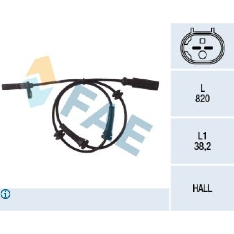 FAE Sensor, Raddrehzahl 78049 FAE Sensor, Raddrehzahl 78049