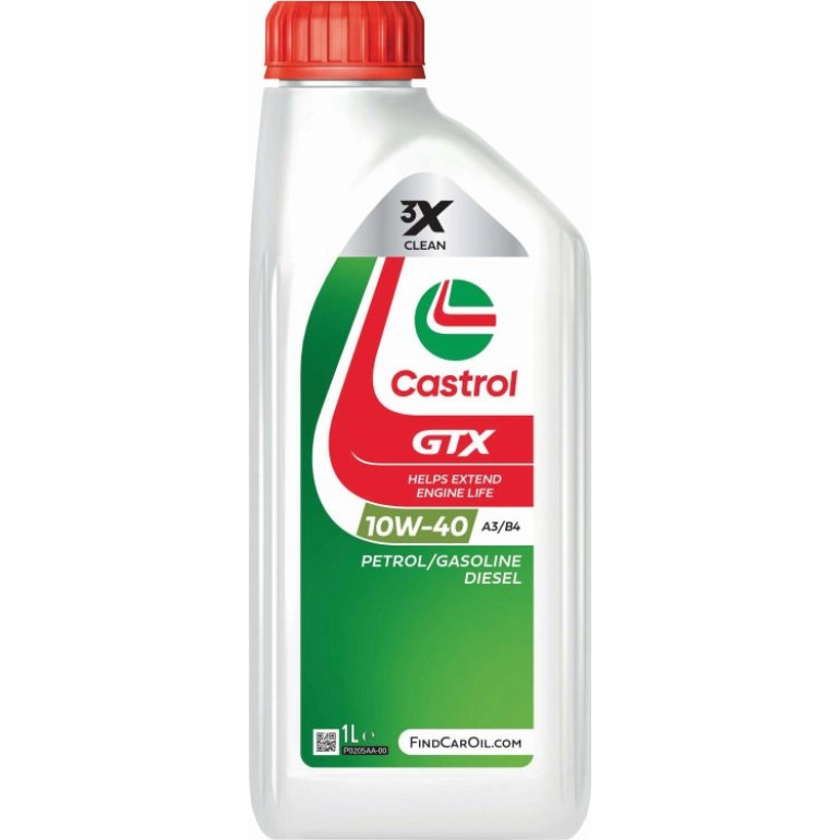 Castrol GTX Ultraclean 10W-40 A3/B4 1 Liter 15F8FE Castrol GTX Ultraclean 10W-40 A3/B4 1 Liter 15F8FE