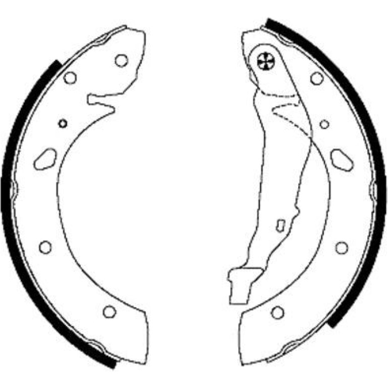 Bremsbacken Toyota Avensis -01 91053400 Bremsbacken Toyota Avensis -01 91053400