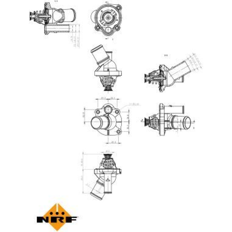 NRF Thermostat, Kühlmittel 725000 NRF Thermostat, Kühlmittel 725000