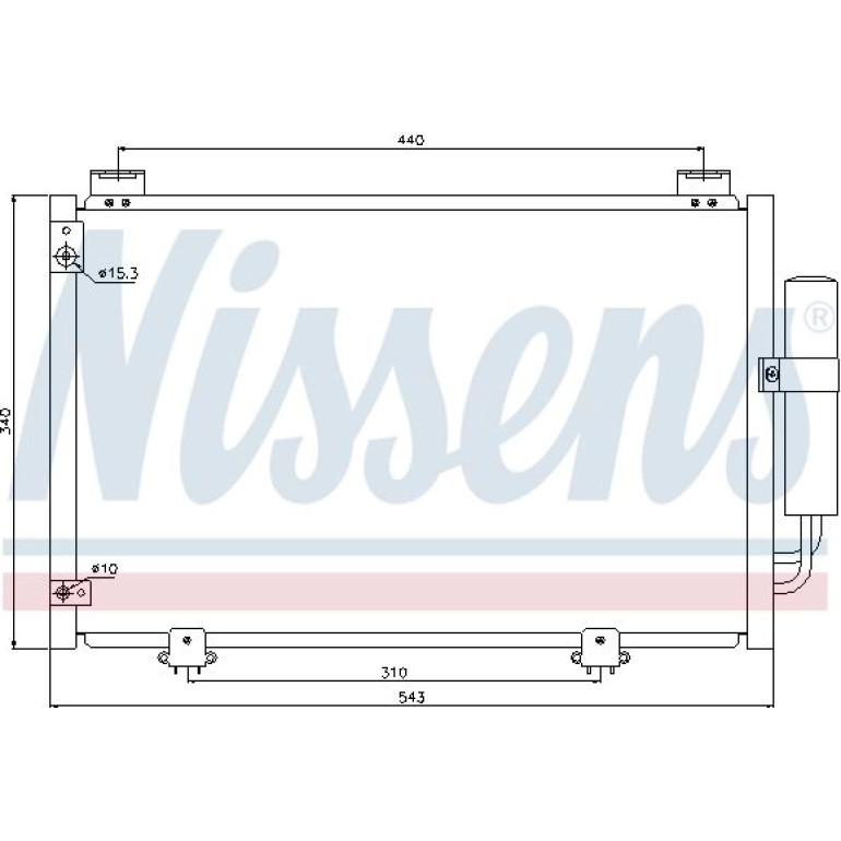 Kondensator PKW 94581 Kondensator PKW 94581