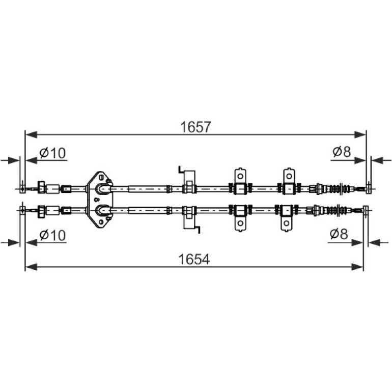 Handbremsseil 1987482896 Handbremsseil 1987482896