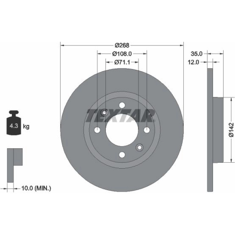 Bremsscheibe 92325903 Bremsscheibe 92325903