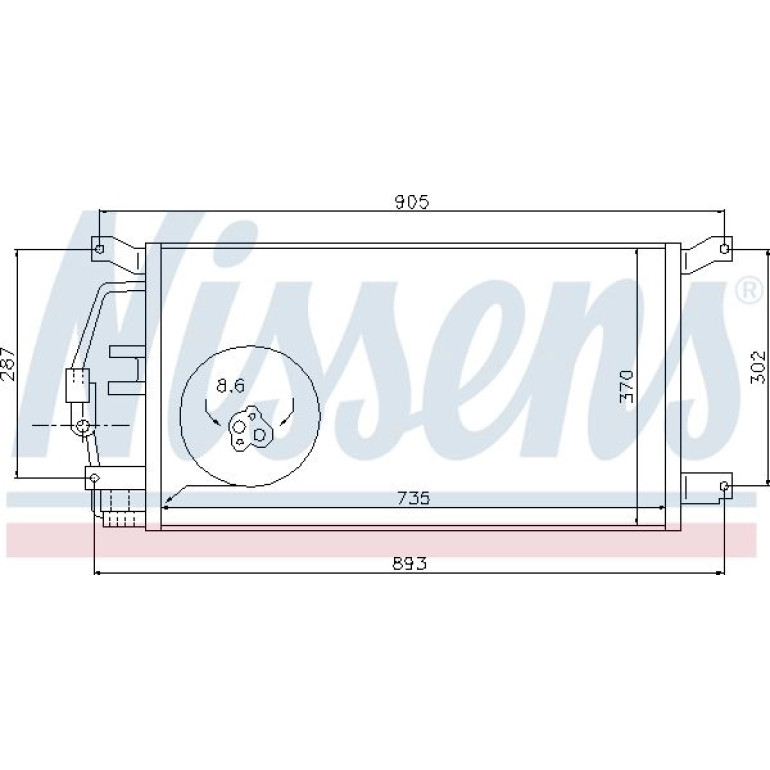 Kondensator PKW 94797 Kondensator PKW 94797