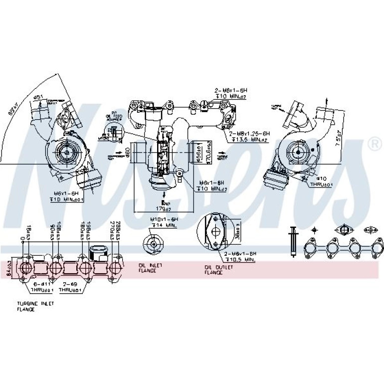 NISSENS Turbolader 93082 NISSENS Turbolader 93082