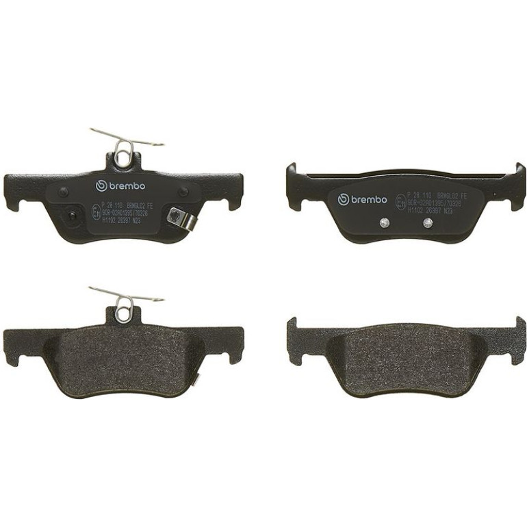 BREMBO Bremsbelagsatz, Scheibenbremse P 28 110 BREMBO Bremsbelagsatz, Scheibenbremse P 28 110