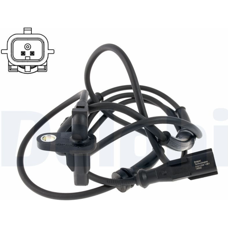 DELPHI Sensor, Raddrehzahl SS21258-12B1 DELPHI Sensor, Raddrehzahl SS21258-12B1