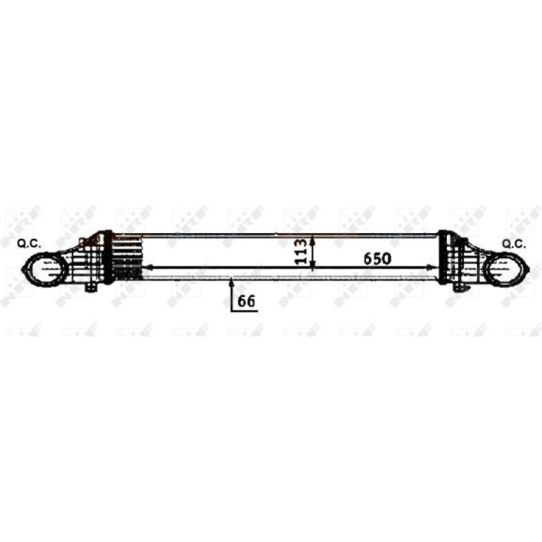 Ladeluftkühler 30502 Ladeluftkühler 30502