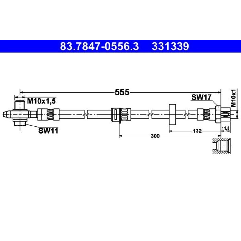 Bremsschlauch 83.7847-0556.3 Bremsschlauch 83.7847-0556.3