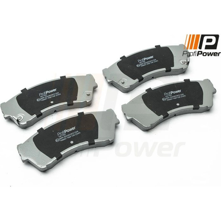 PROFIPOWER Bremsbelagsatz, Scheibenbremse 1B1162 PROFIPOWER Bremsbelagsatz, Scheibenbremse 1B1162