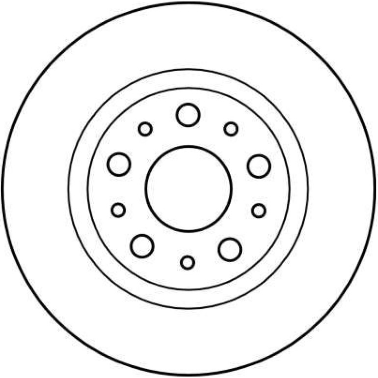 Bremsscheibe Alfa S. 166 2.0-3 DF2762 Bremsscheibe Alfa S. 166 2.0-3 DF2762