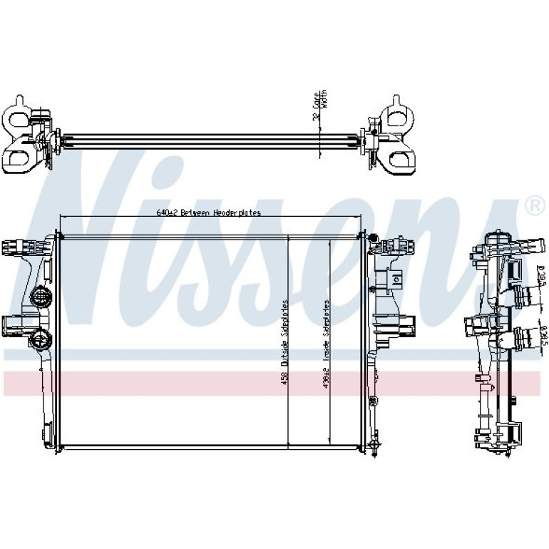 Wasserkühler PKW 61988 Wasserkühler PKW 61988