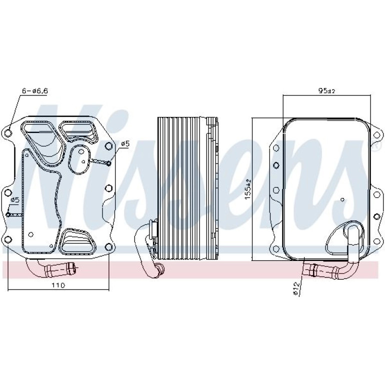 Ölkühler PKW 90852 Ölkühler PKW 90852