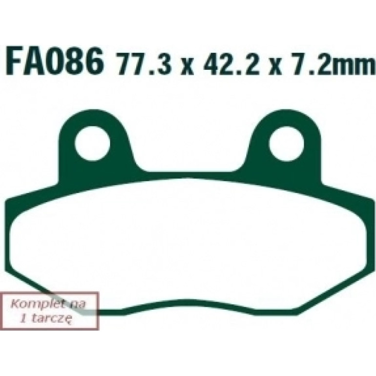 EBC Bremsklötze FA086HH EBC Bremsklötze FA086HH