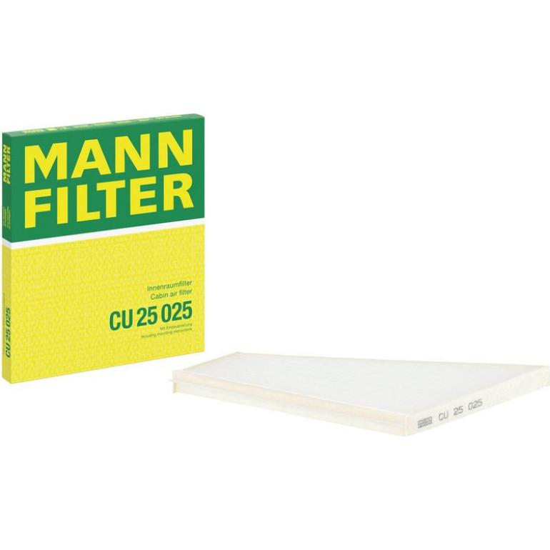 Mann & Hummel Innenraumfilter PKW CU 25 025 Mann & Hummel Innenraumfilter PKW CU 25 025