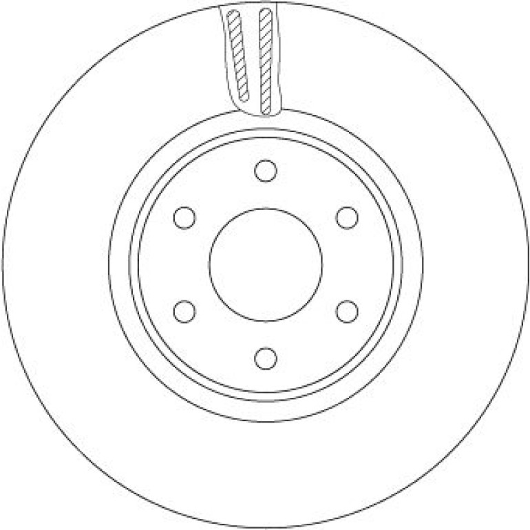 Bremsscheibe VA DF6968S Bremsscheibe VA DF6968S