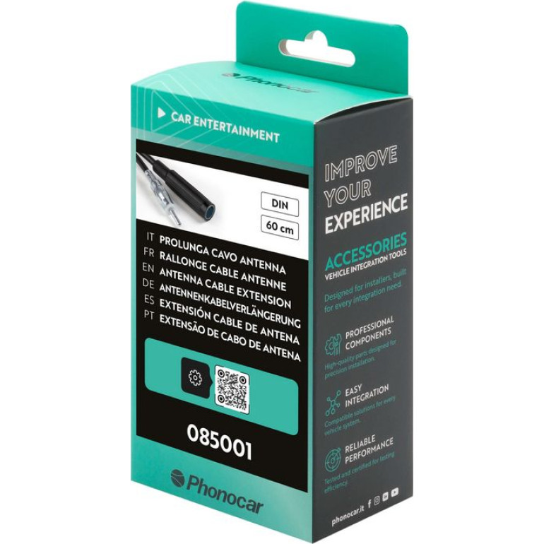 Phonocar Antennenkabel-Verlängerung DIN 60 cm 085001