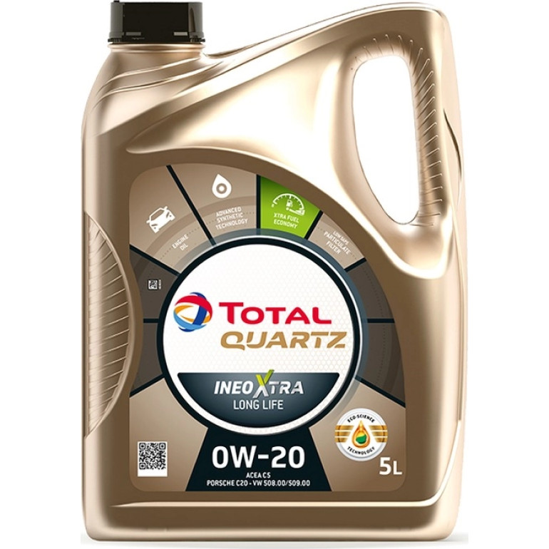 Total Quartz Ineo Xtra Long Life 0W-20 5 Liter 2226006 Total Quartz Ineo Xtra Long Life 0W-20 5 Liter 2226006