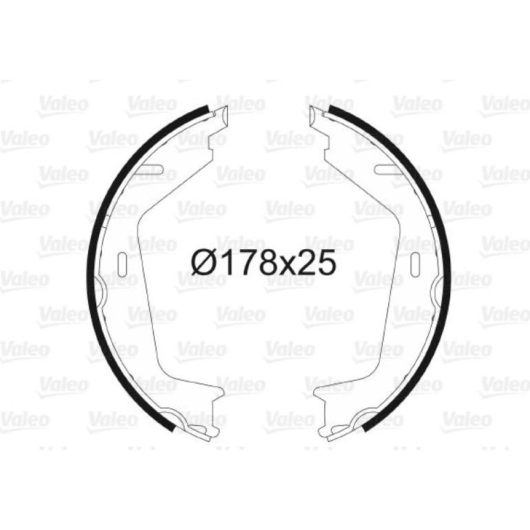 VALEO Bremsbacken 564201 VALEO Bremsbacken 564201
