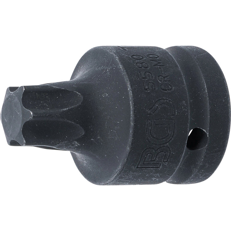 BGS Kraft-Bit-Einsatz Antrieb Innenvierkant 20 mm (3/4 ) T-Profil (für Torx) T80 5580