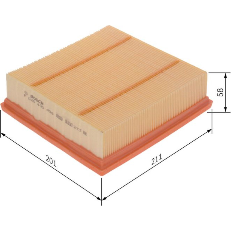 Luftfilter F 026 400 498 Luftfilter F 026 400 498