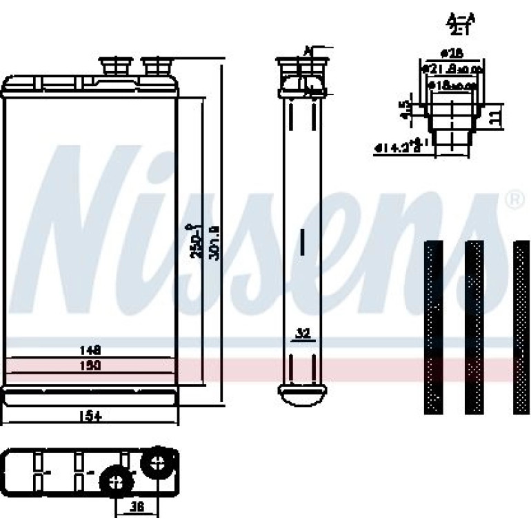 Heizkühler PKW 727210 Heizkühler PKW 727210