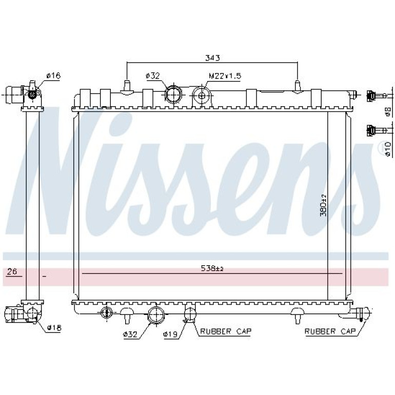 Wasserkühler PKW 63502A Wasserkühler PKW 63502A