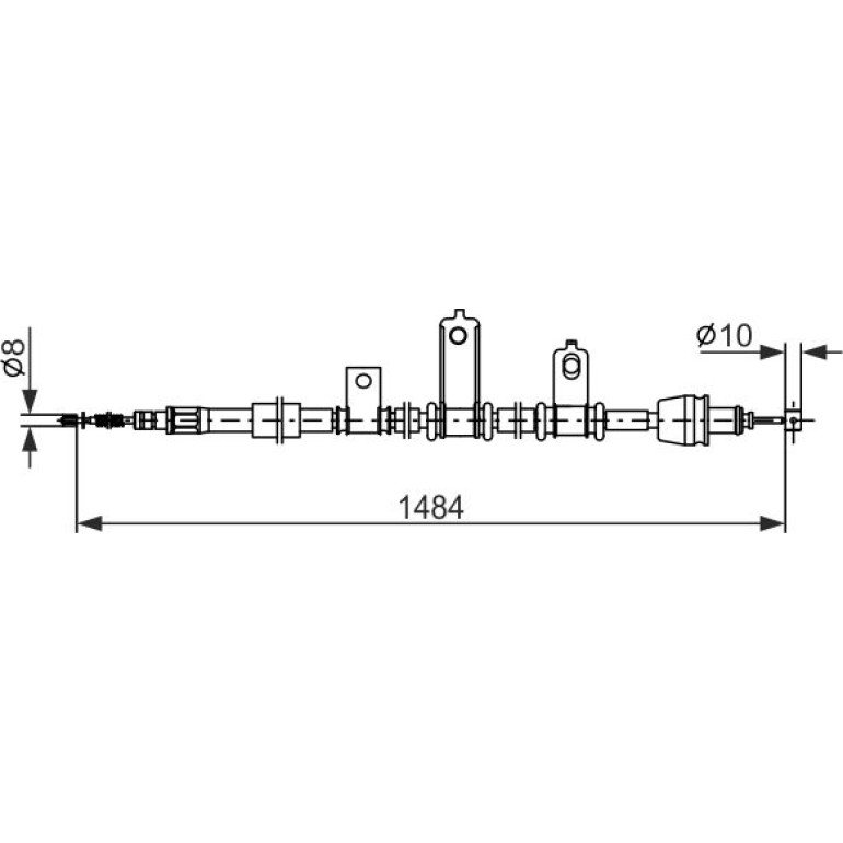 Handbremsseil 1987482920 Handbremsseil 1987482920