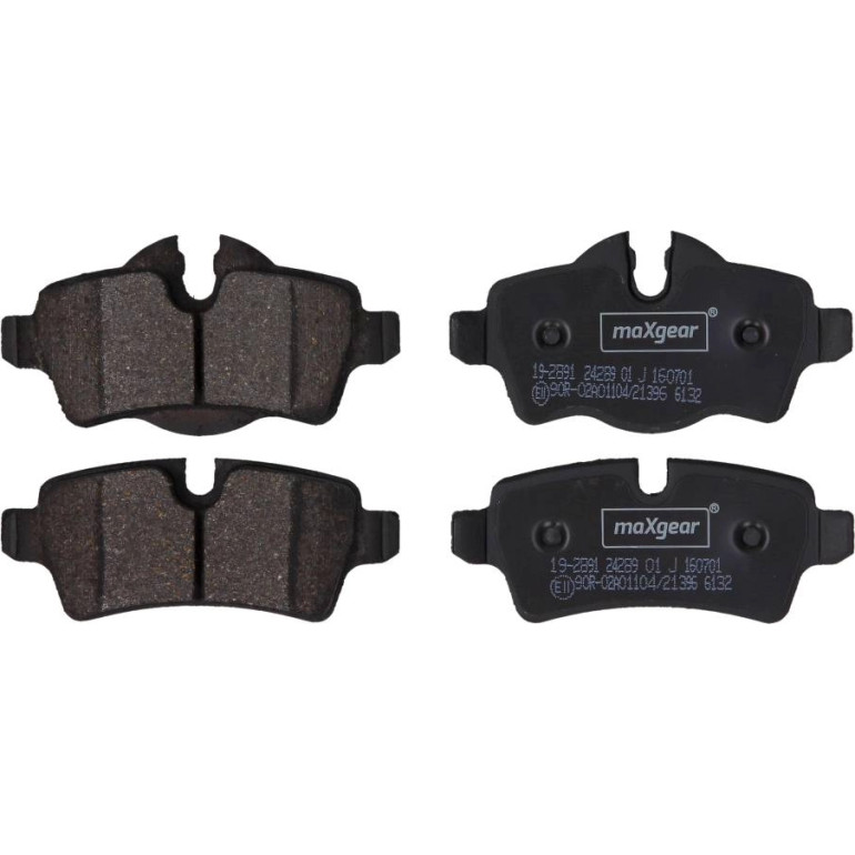 Bremsbelagsatz Mini T. Cooper 07-/10 19-2891 Bremsbelagsatz Mini T. Cooper 07-/10 19-2891