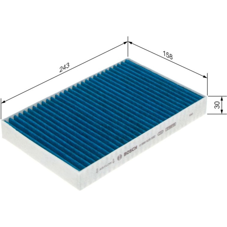 Innenraumfilter+ 0 986 628 592 Innenraumfilter+ 0 986 628 592