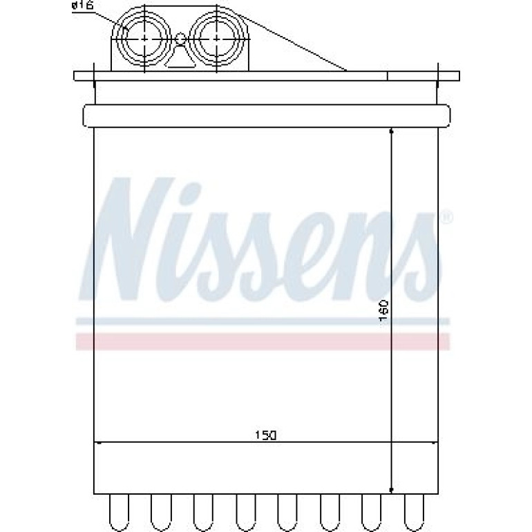 Heizkühler PKW 72040 Heizkühler PKW 72040