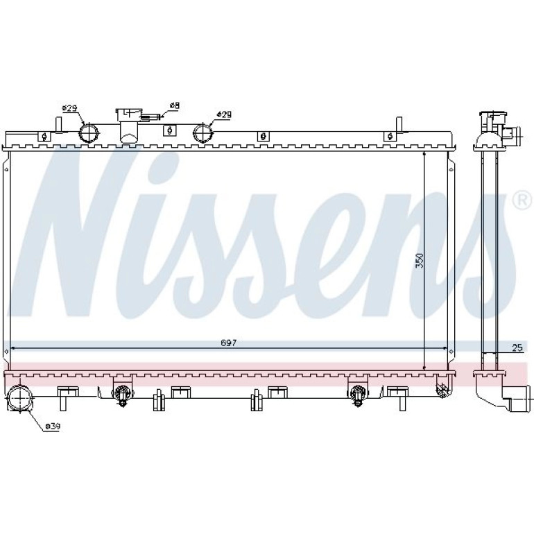 Wasserkühler PKW 67729 Wasserkühler PKW 67729